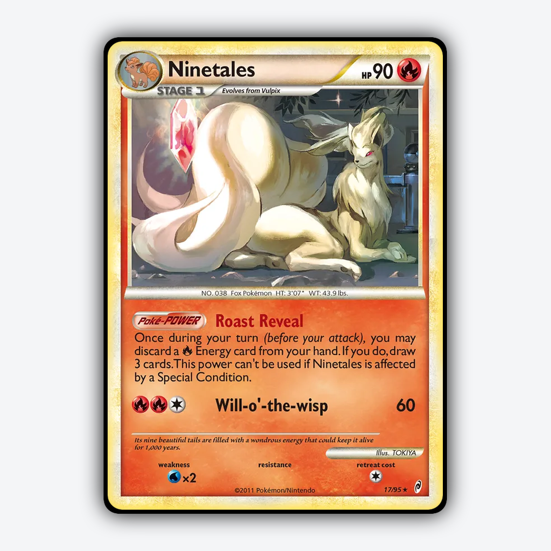 Ninetales 017/95 - Call of Legends Set - Card Rug