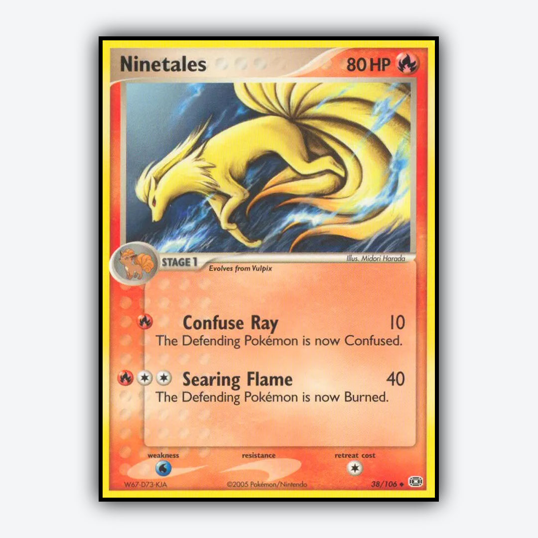Ninetales 038/106 - Emerald Set - Card Rug
