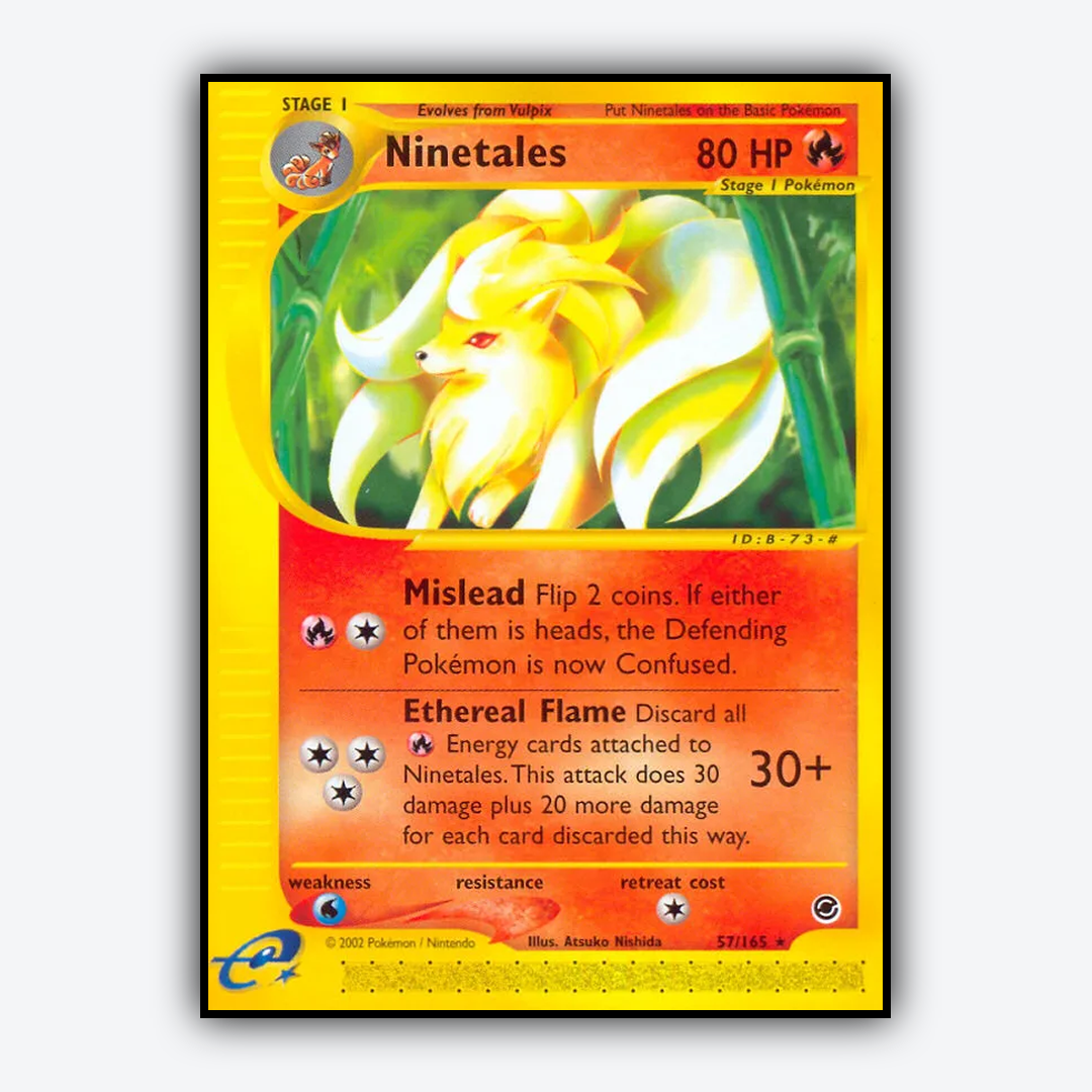 Ninetales 057/165 - Expedition Base Set - Card Rug