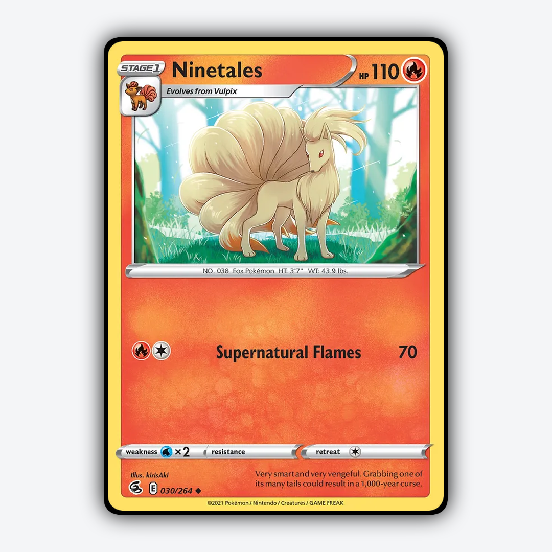 Ninetales 030/264 - Fusion Strike Set - Card Rug