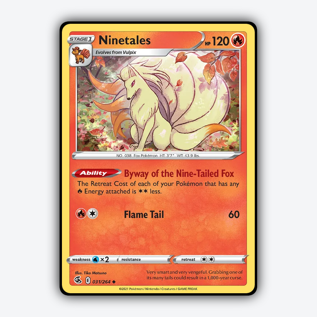Ninetales 031/264 - Fusion Strike Set - Card Rug