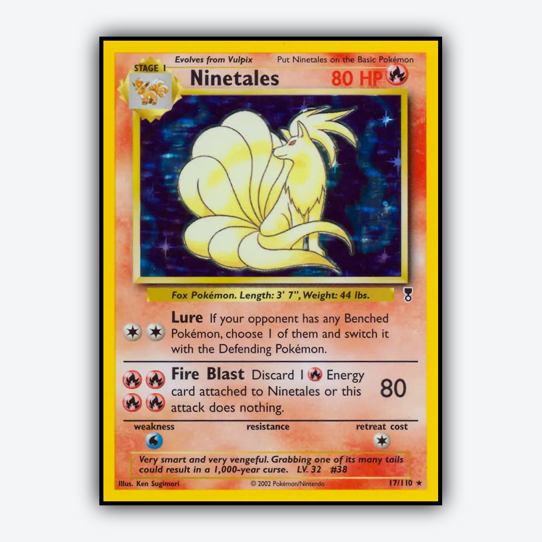 Ninetales 017/110 - Legendary Collection Set - Card Rug