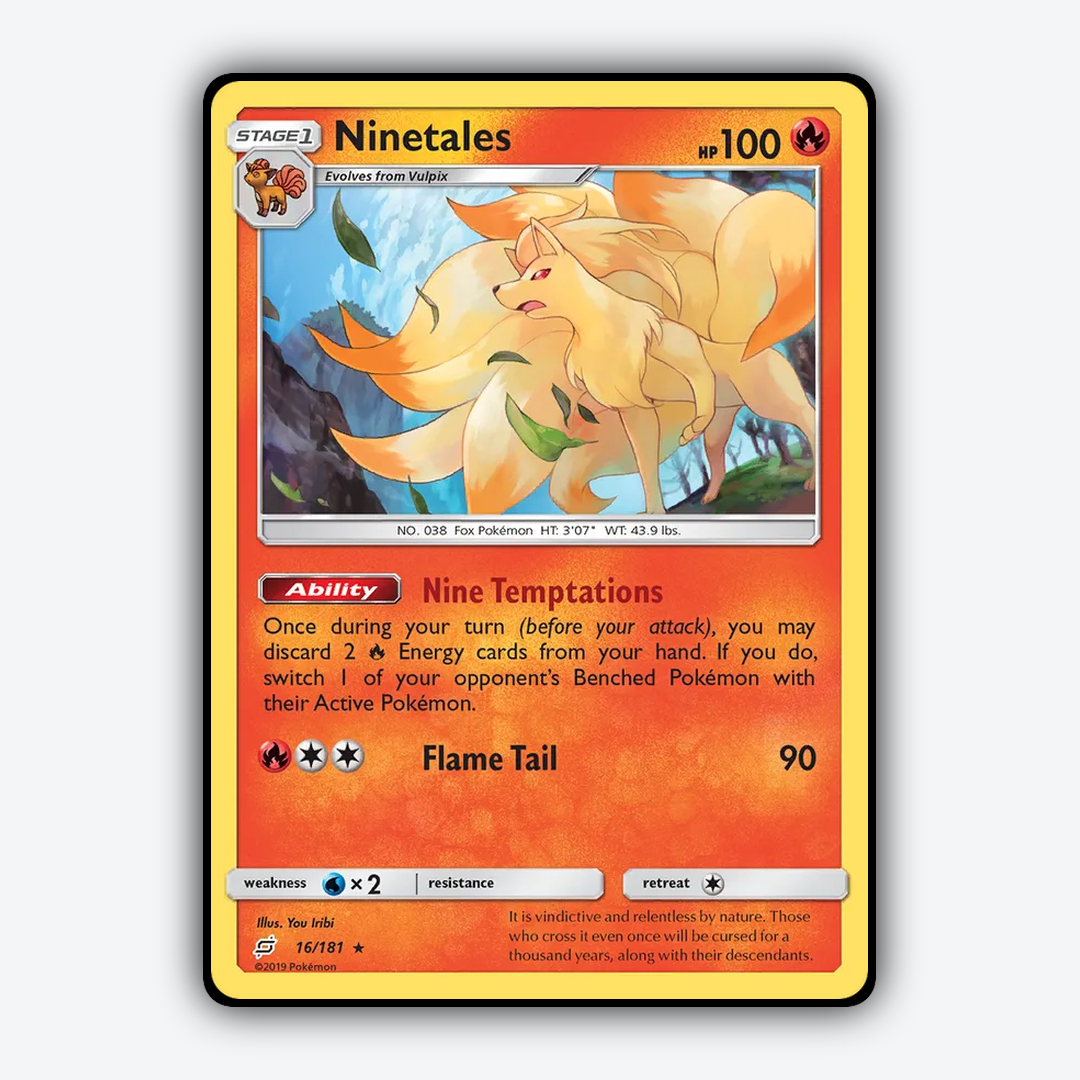 Ninetales 016/181 - Team Up Set - Card Rug