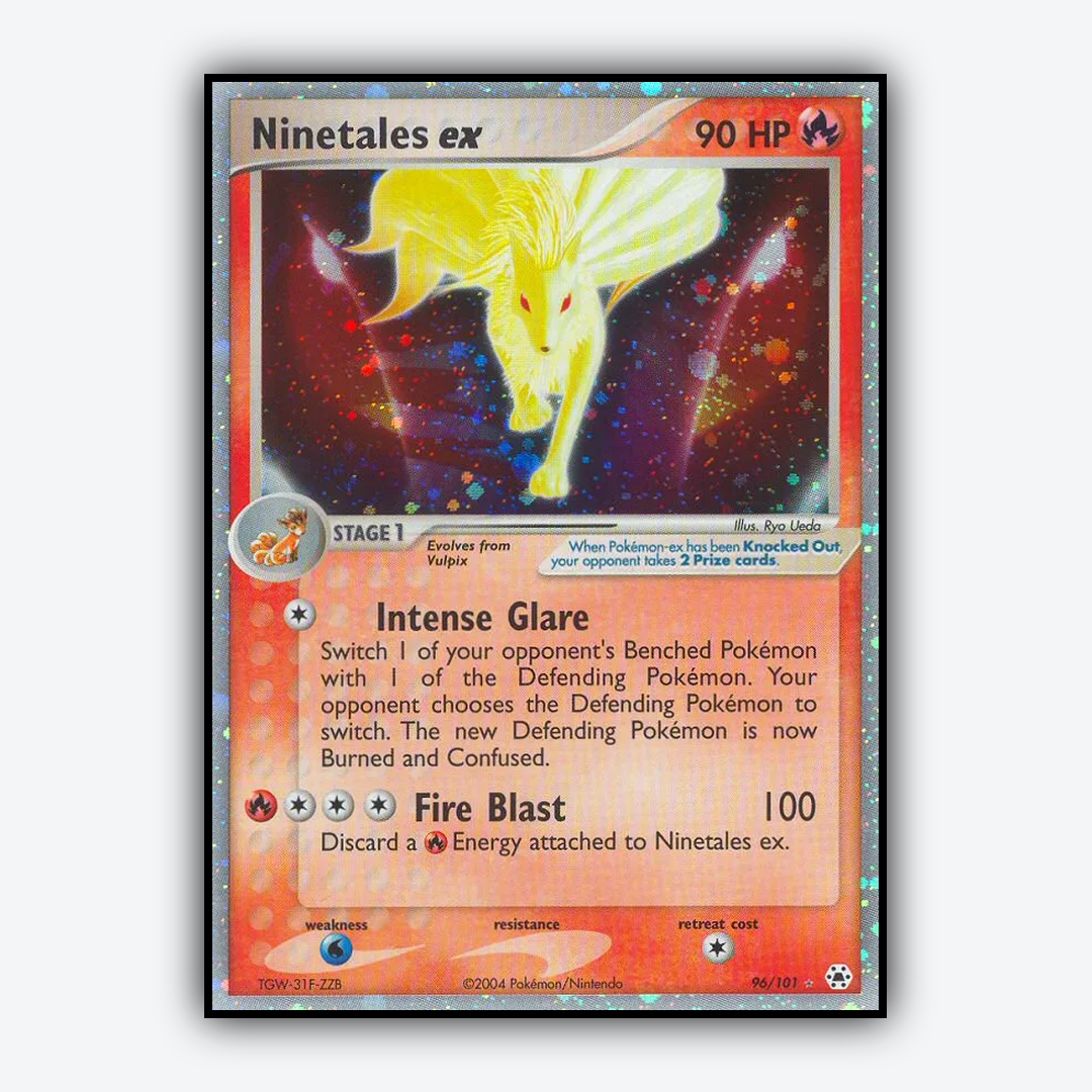Ninetales ex 096/101 - Hidden Legends Set - Card Rug