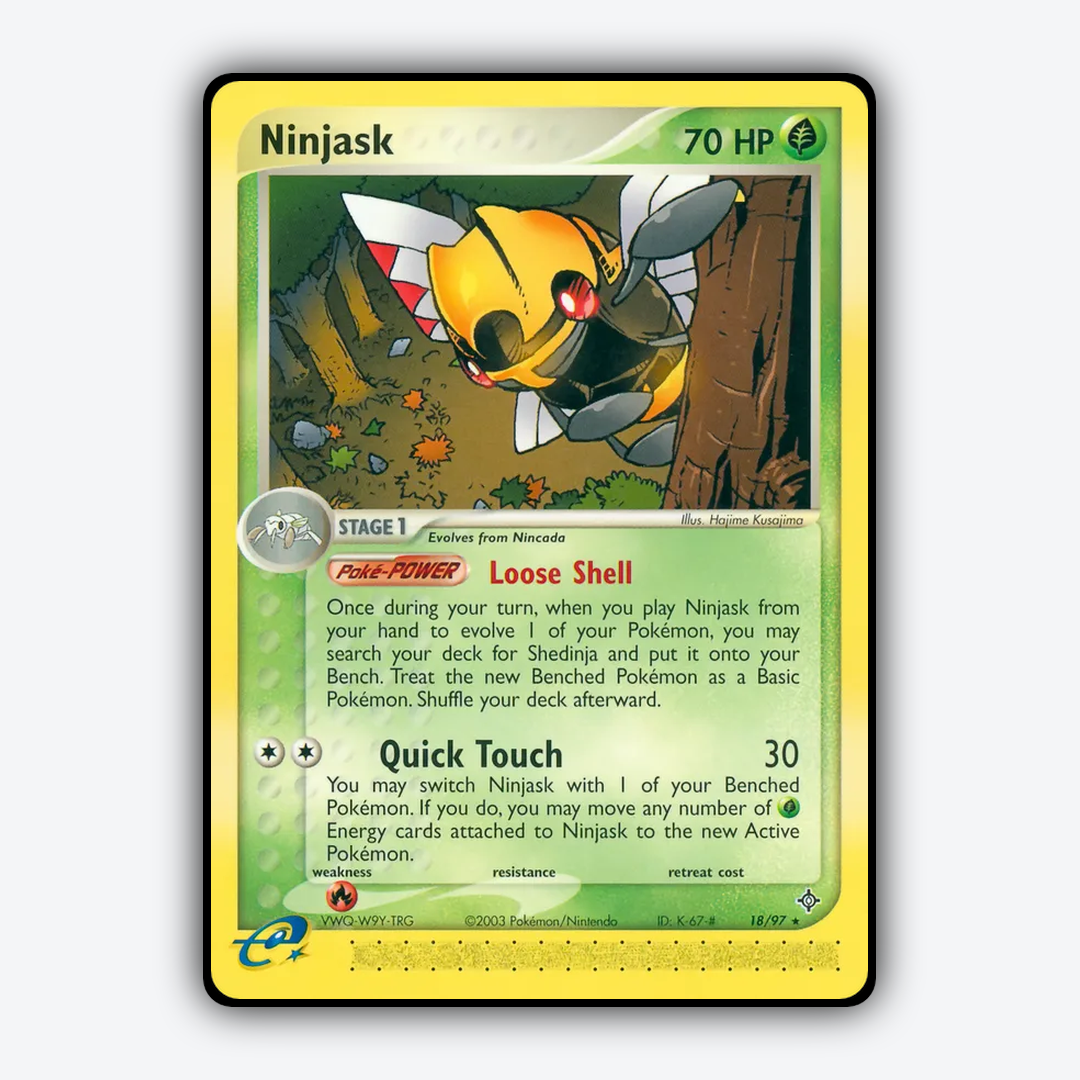 Ninjask 018/97 - Dragon Set - Card Rug
