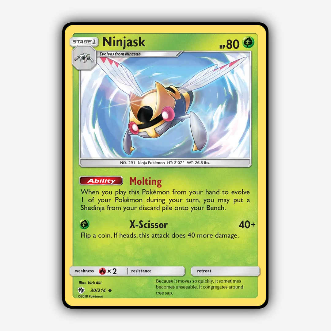 Ninjask 030/214 - Lost Thunder Set - Card Rug