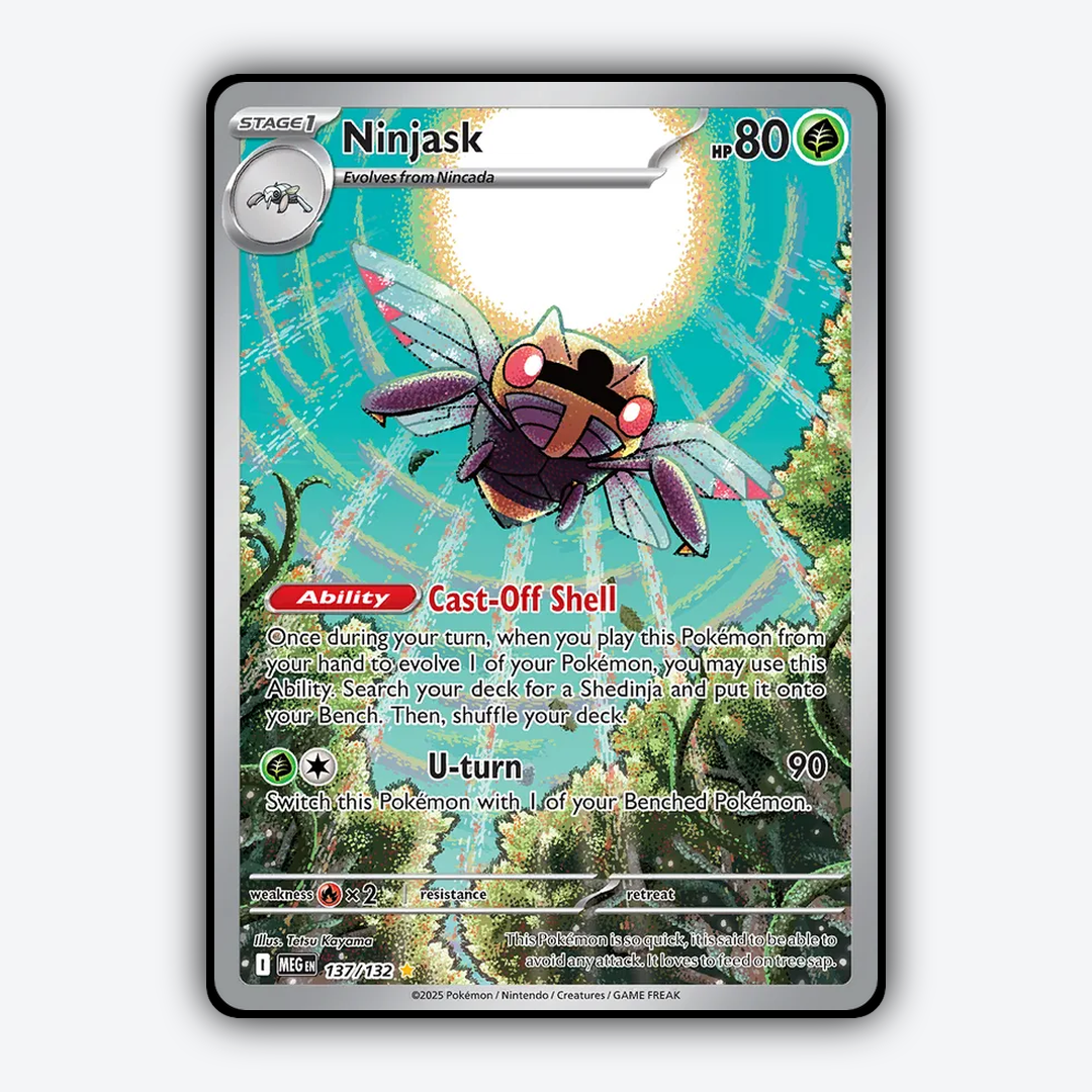Ninjask #137 - Mega Evolution Set - Card Rug