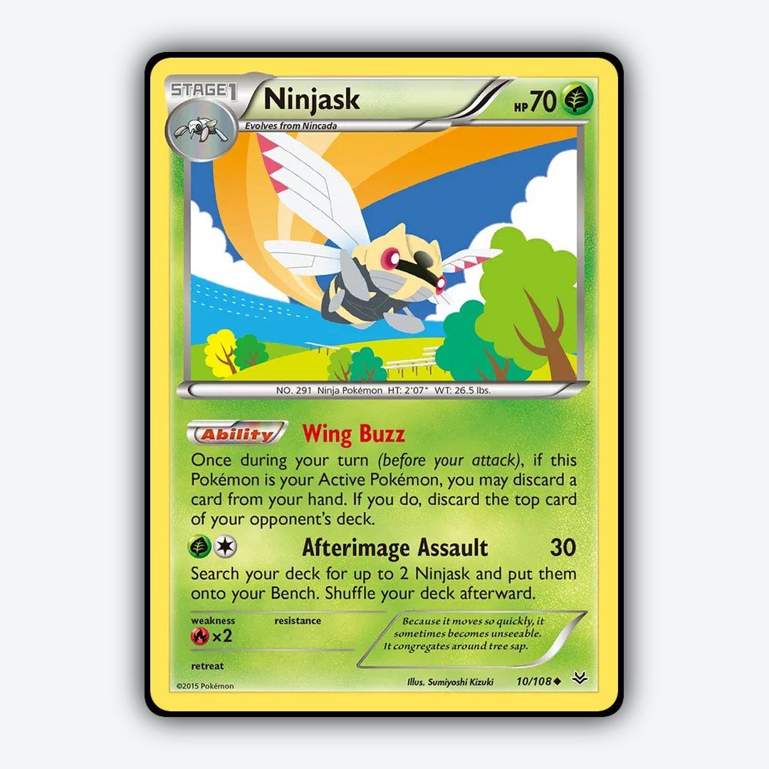 Ninjask 010/108 - Roaring Skies Set - Card Rug
