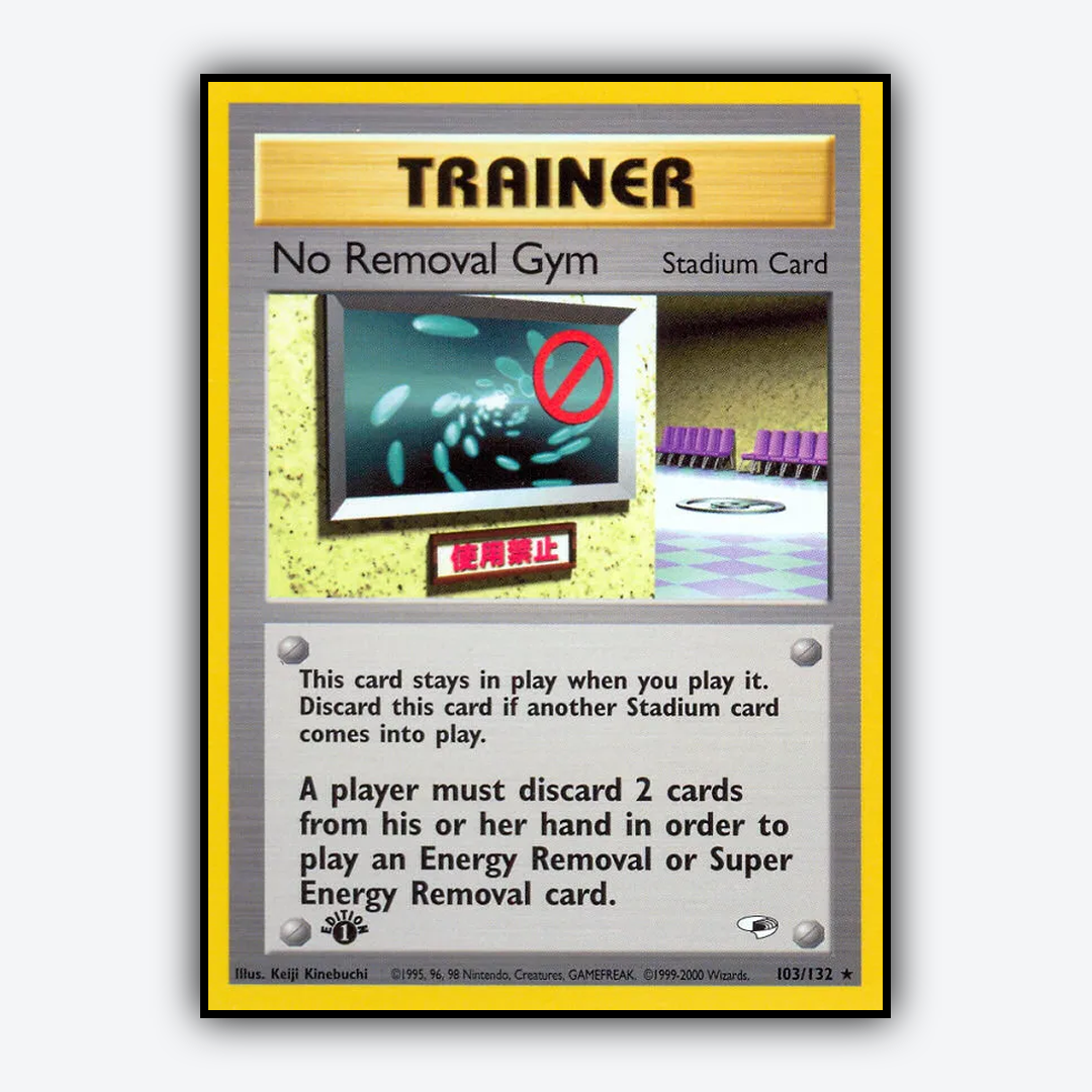 No Removal Gym 103/132 - Gym Heroes Set - Card Rug