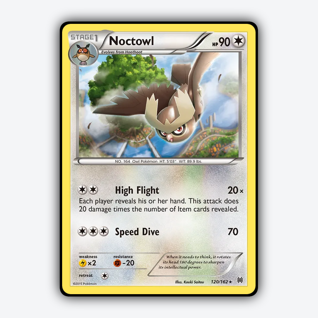 Noctowl 120/162 - BREAKthrough Set - Card Rug