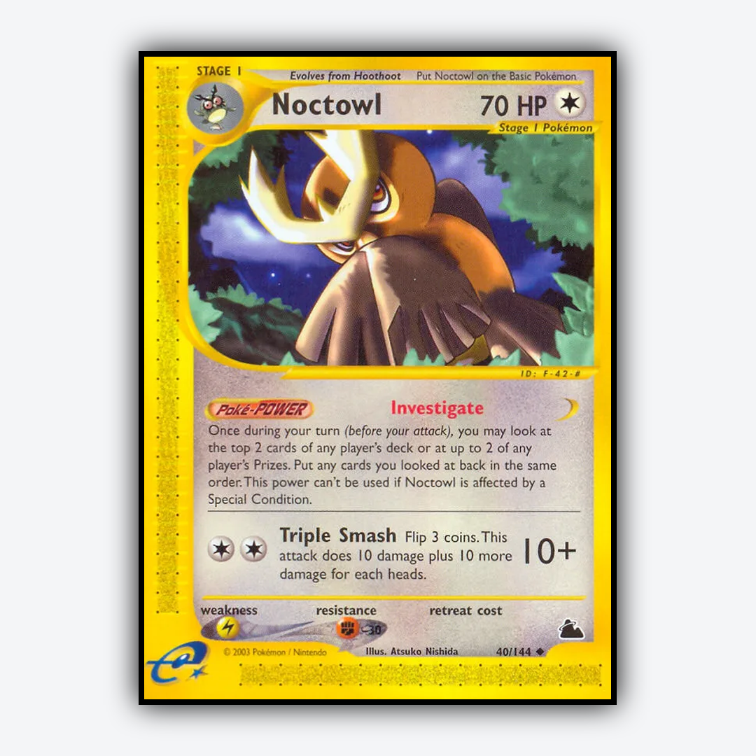 Noctowl 040/144 - Skyridge Set - Card Rug