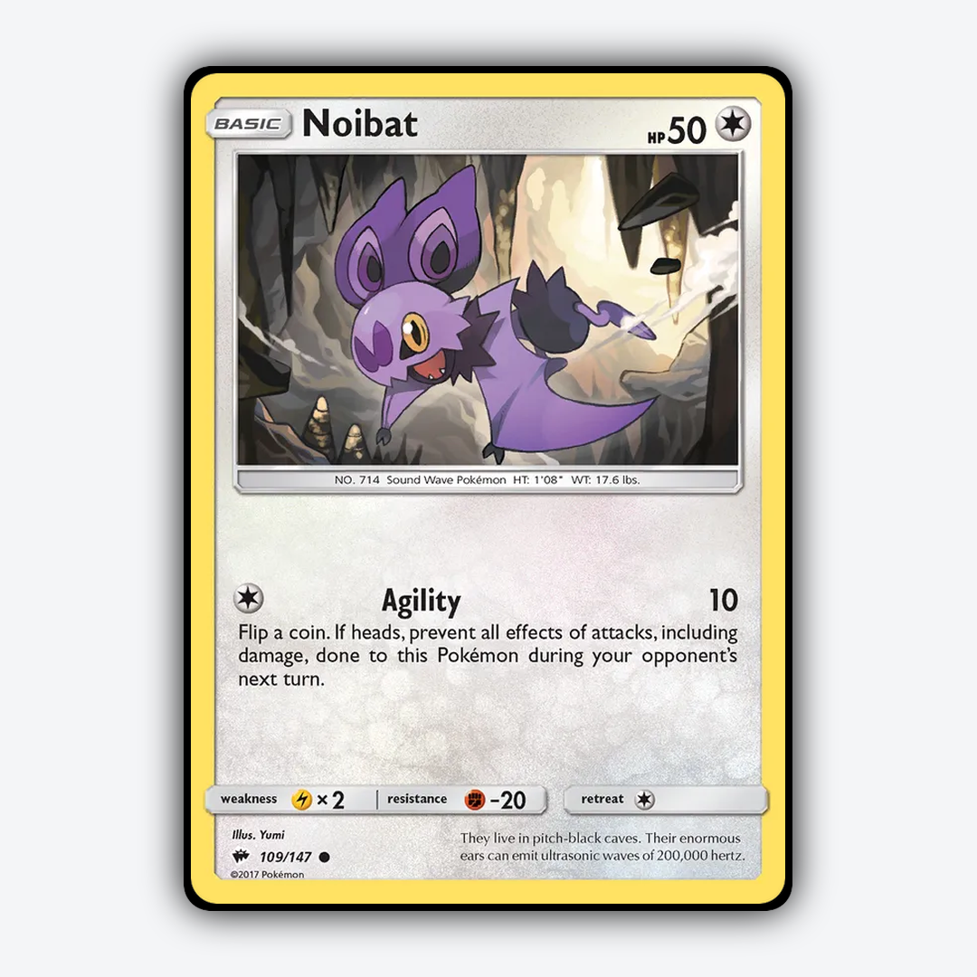 Noibat 109/147 - Burning Shadows Set - Card Rug