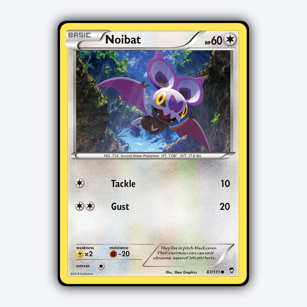 Noibat 087/111 - Furious Fists Set - Card Rug