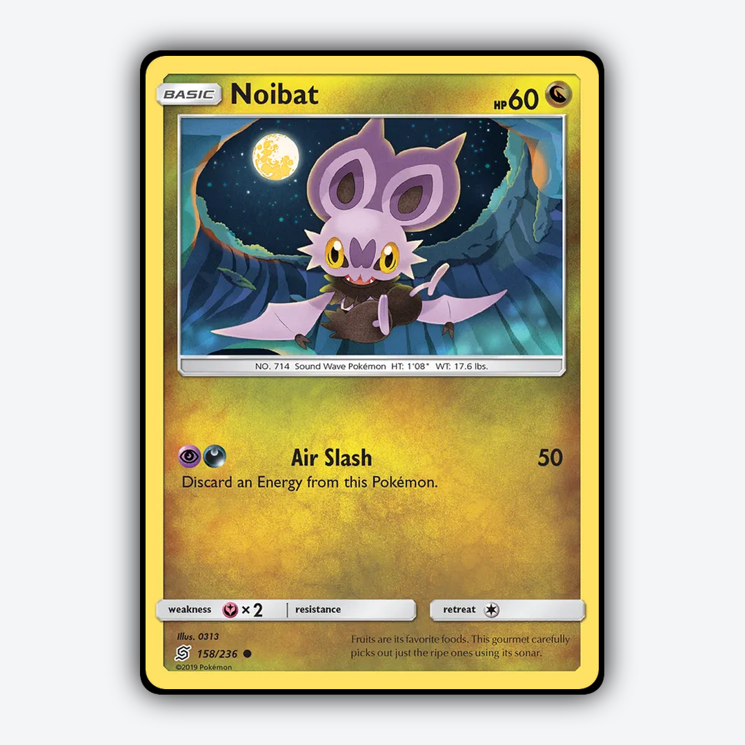Noibat 158/236 - Unified Minds Set - Card Rug