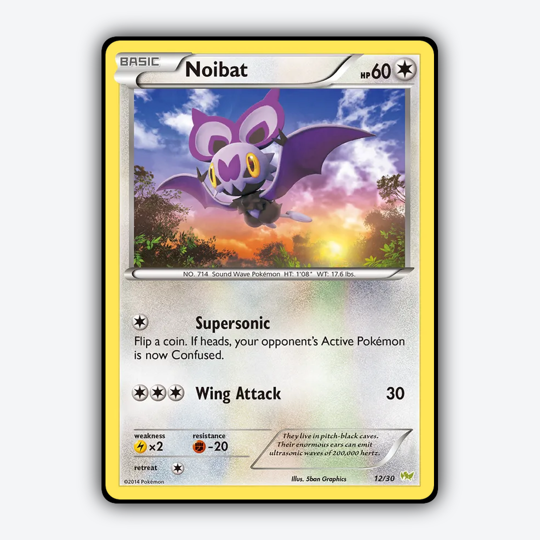 Noibat 012/30 - XY Trainer Kit Noivern Set - Card Rug