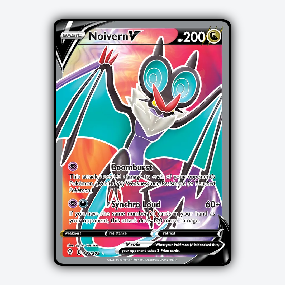 Noivern V #195 - Evolving Skies Set - Card Rug