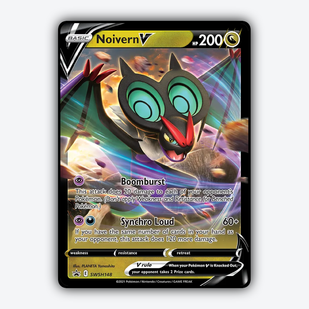 Noivern V #148 - SWSH Black Star Promos Set - Card Rug