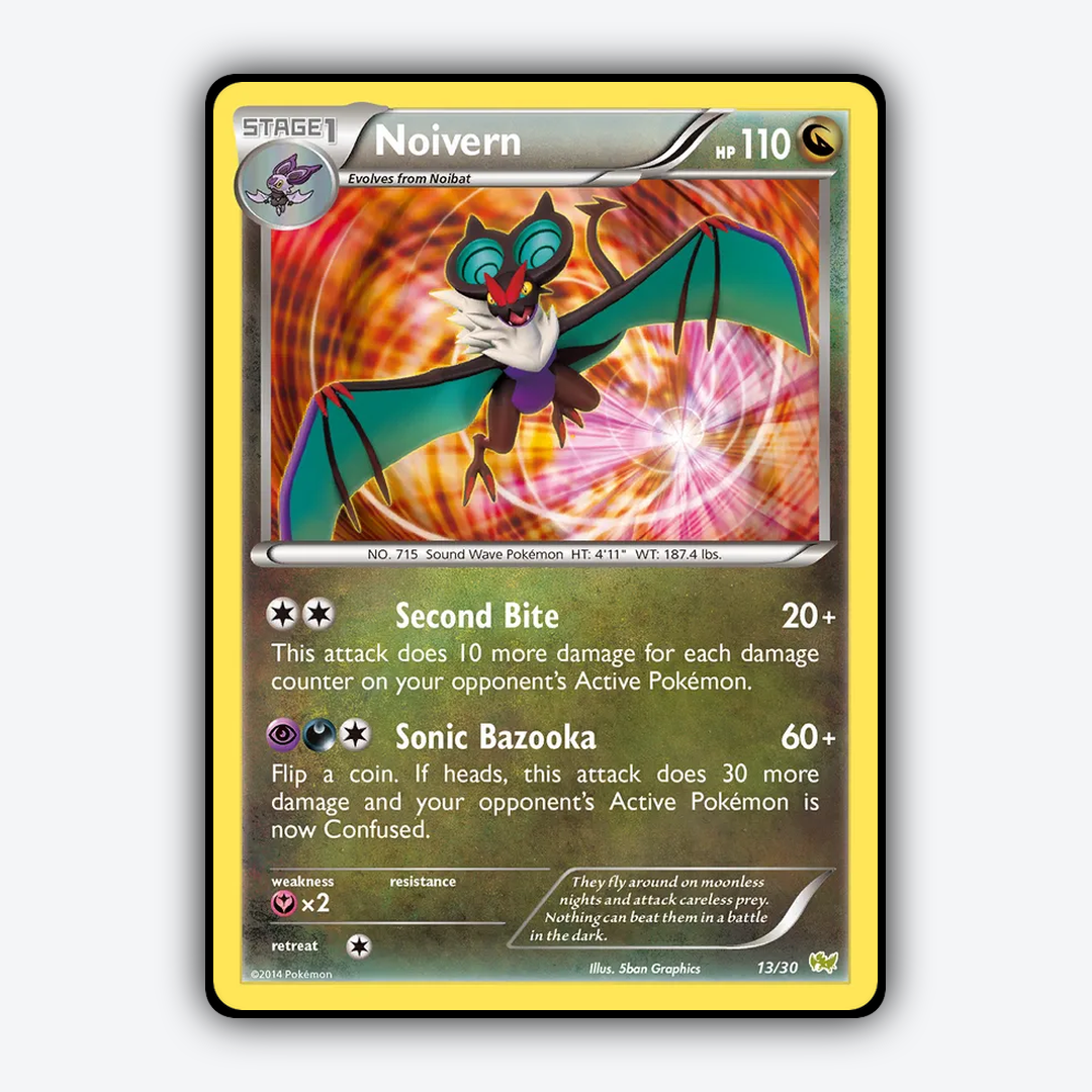 Noivern 013/30 - XY Trainer Kit Noivern Set - Card Rug