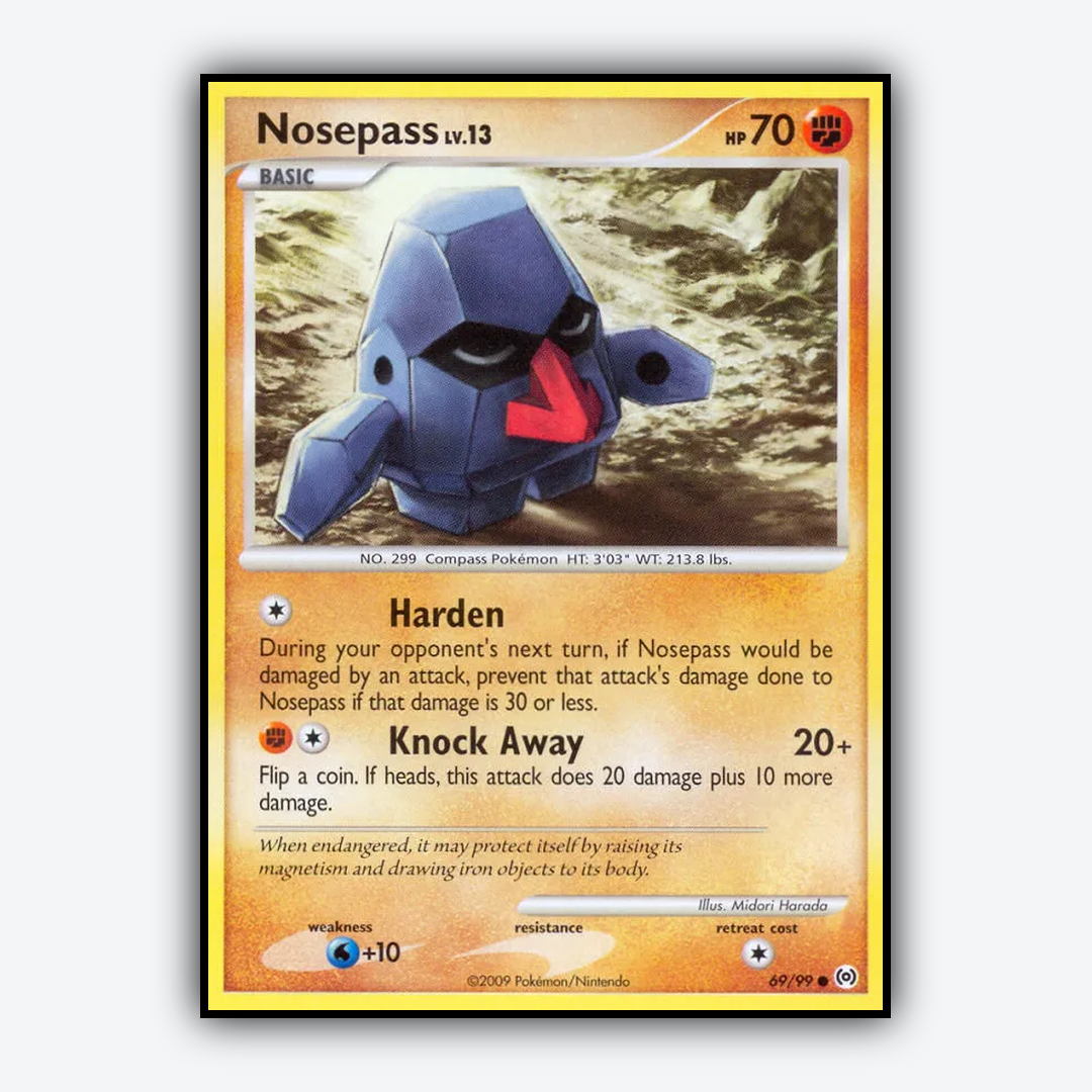 Nosepass 069/99 - Arceus Set - Card Rug
