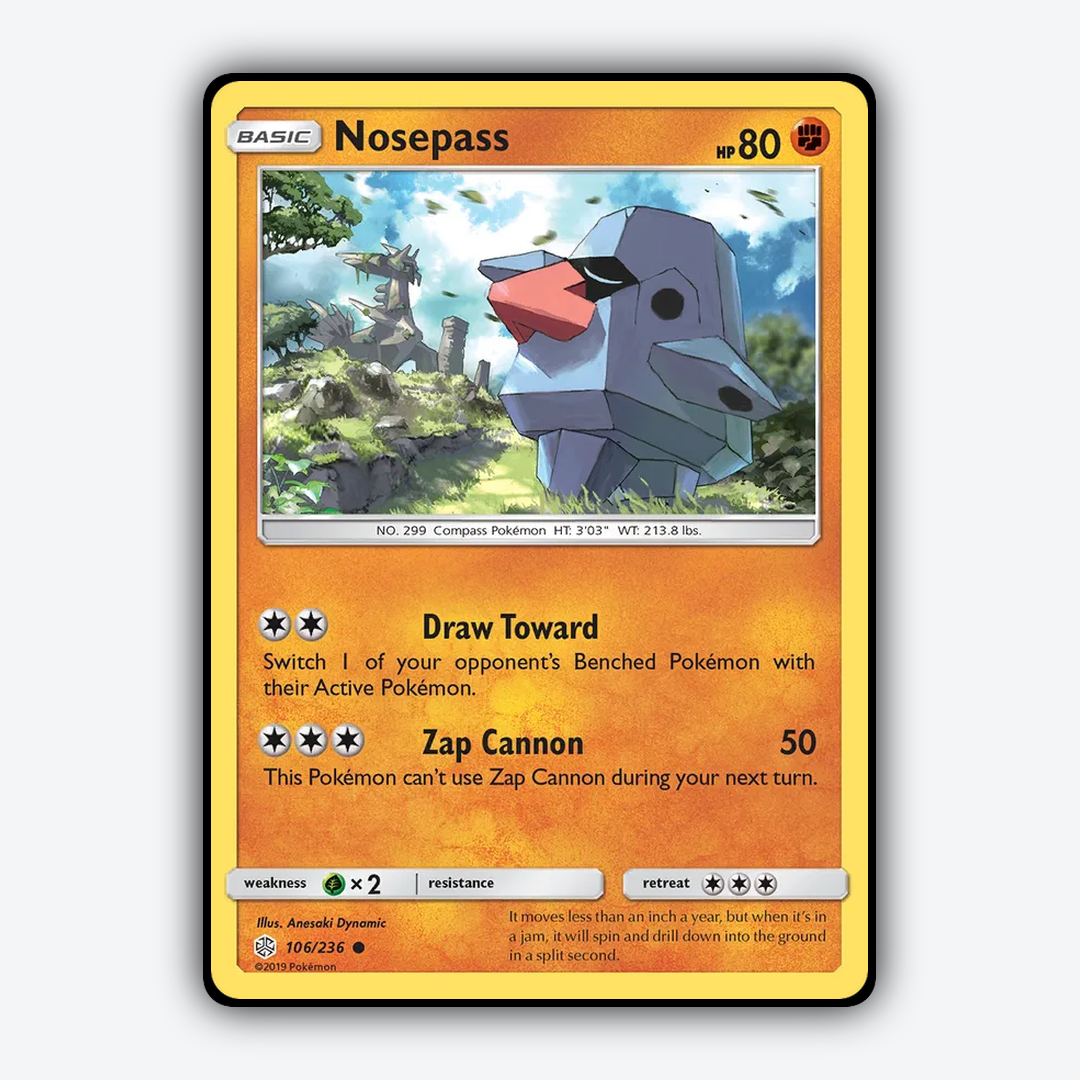 Nosepass 106/236 - Cosmic Eclipse Set - Card Rug