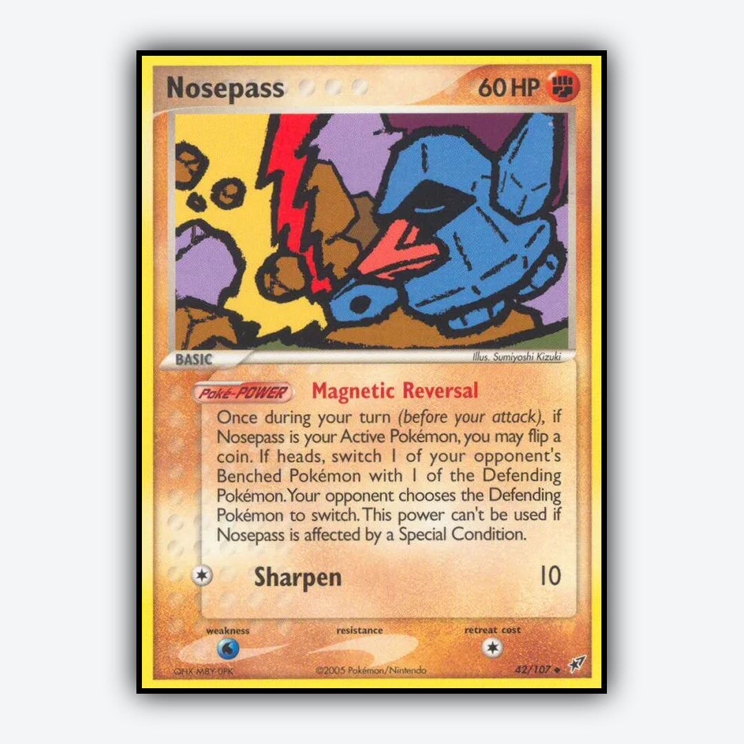 Nosepass 042/107 - Deoxys Set - Card Rug