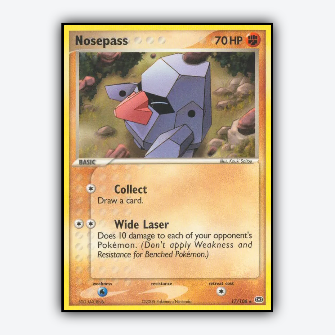 Nosepass 017/106 - Emerald Set - Card Rug