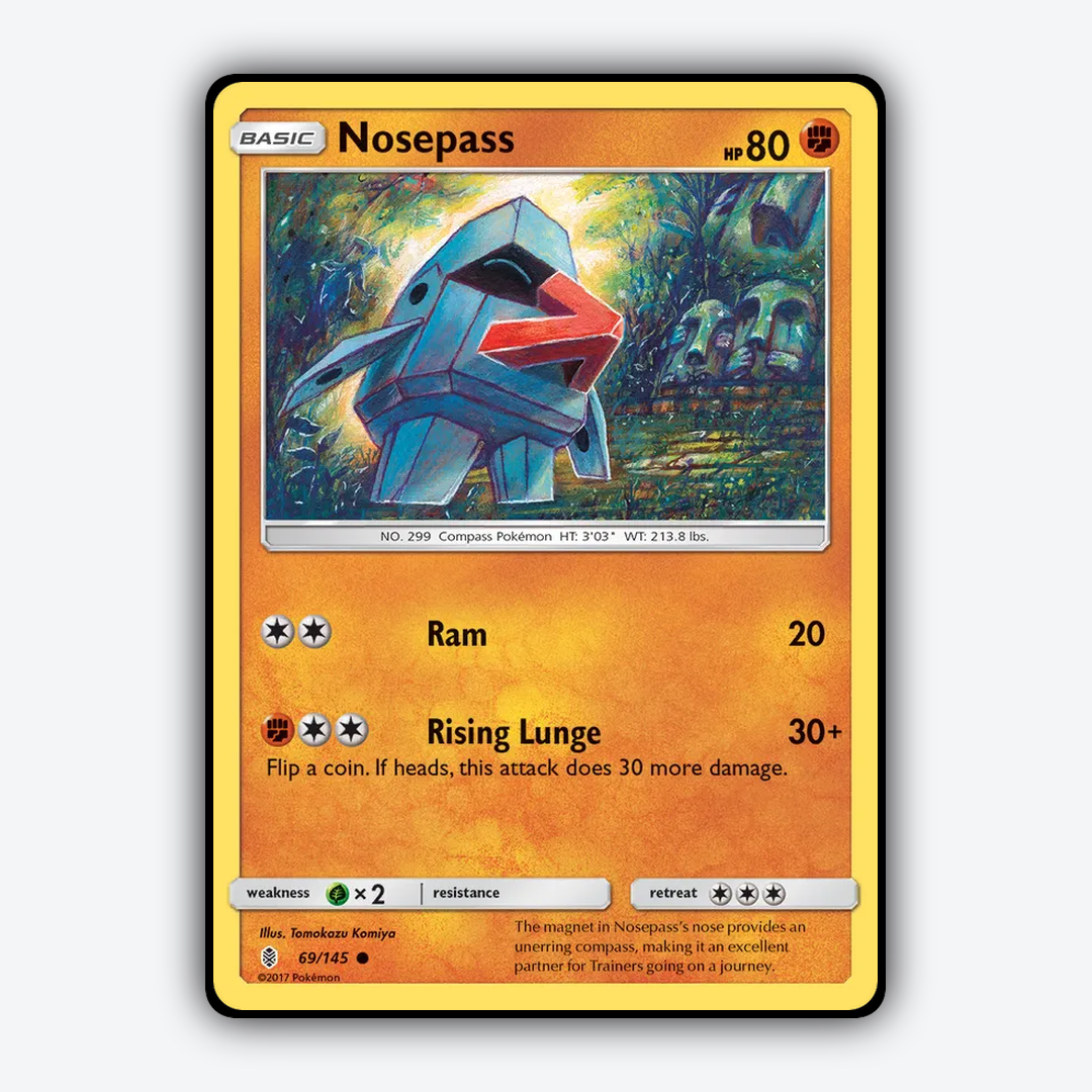 Nosepass 069/145 - Guardians Rising Set - Card Rug