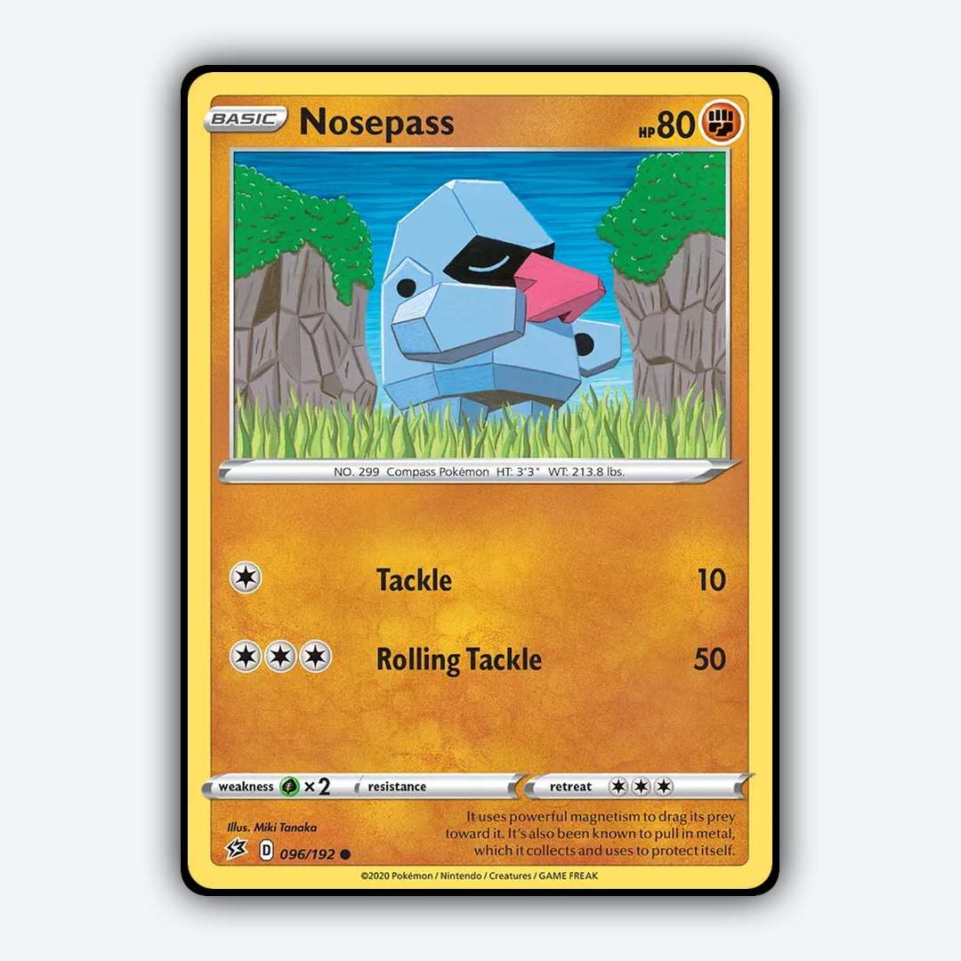 Nosepass 096/192 - Rebel Clash Set - Card Rug