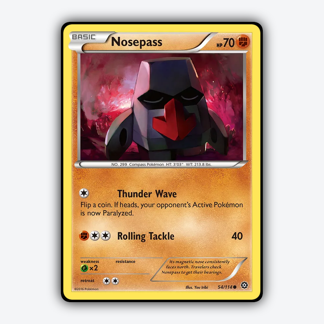 Nosepass 054/114 - Steam Siege Set - Card Rug