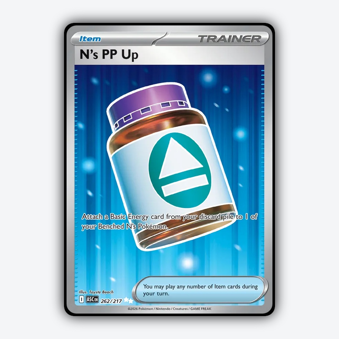 N's PP Up 262/217 - Ascended Heroes Set - Card Rug