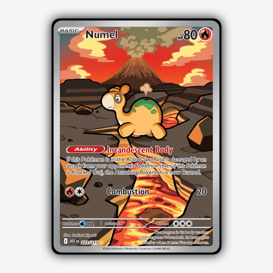 Numel 223/217 - Ascended Heroes Set - Card Rug