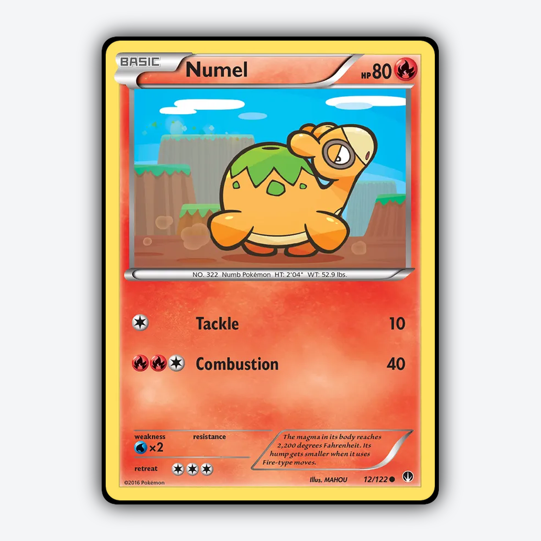 Numel 012/122 - BREAKpoint Set - Card Rug