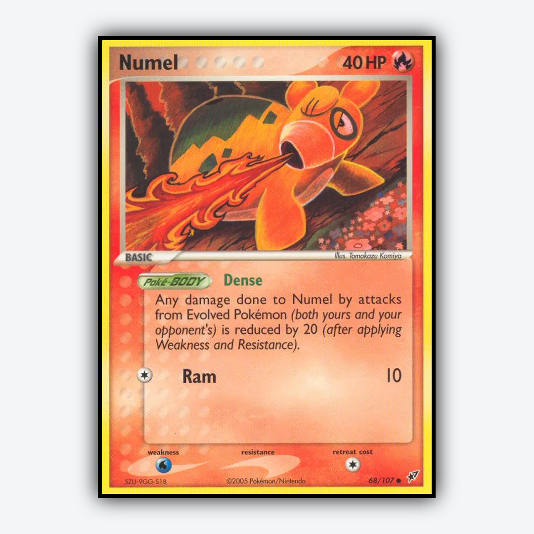 Numel 068/107 - Deoxys Set - Card Rug