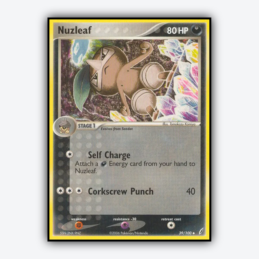 Nuzleaf 039/100 - Crystal Guardians Set - Card Rug