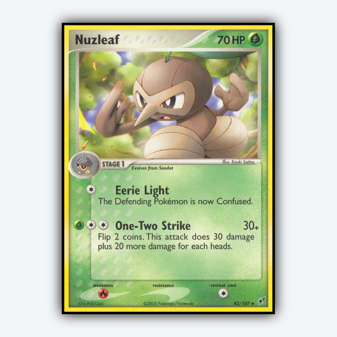 Nuzleaf 043/107 - Deoxys Set - Card Rug