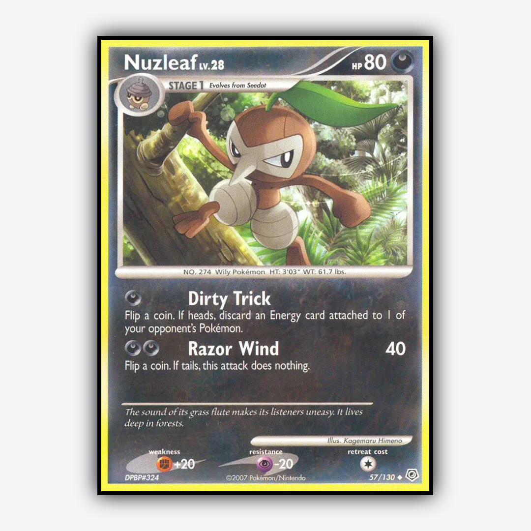 Nuzleaf 057/130 - Diamond & Pearl Set - Card Rug