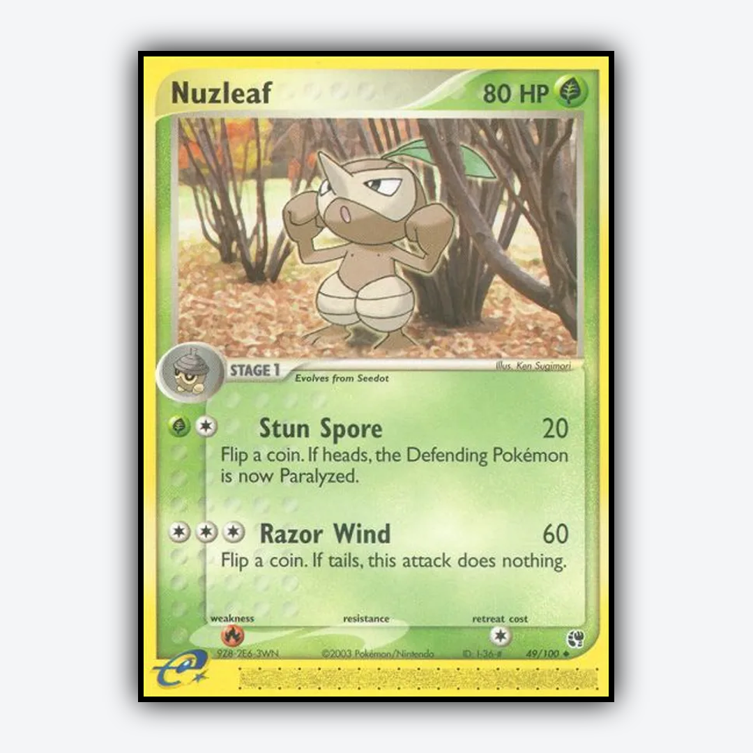 Nuzleaf 049/100 - Sandstorm Set - Card Rug