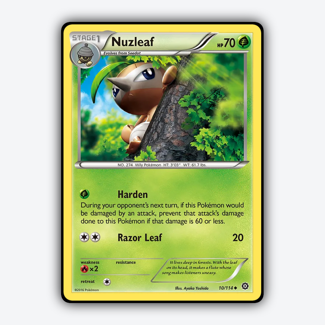 Nuzleaf 010/114 - Steam Siege Set - Card Rug
