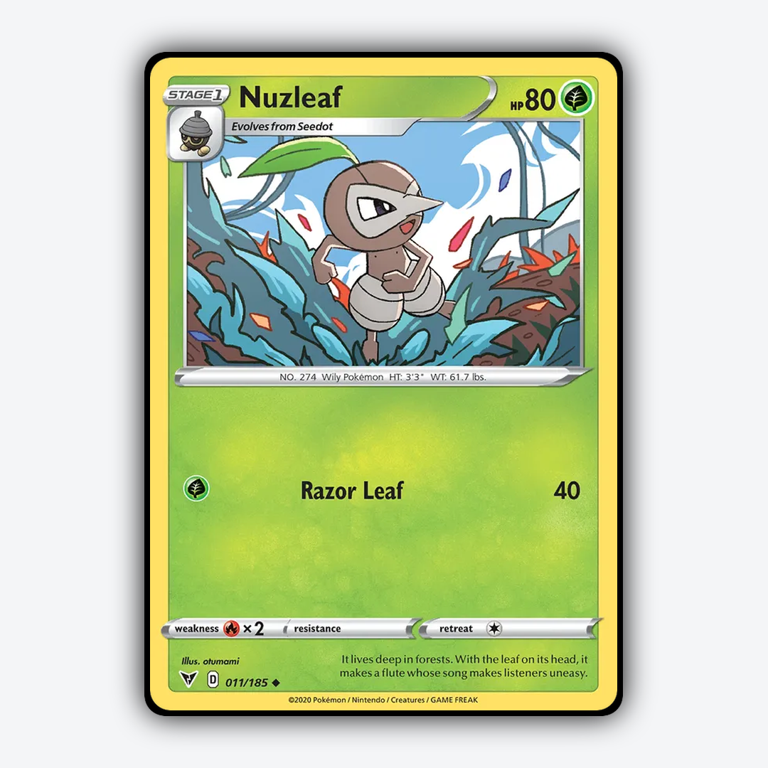 Nuzleaf 011/185 - Vivid Voltage Set - Card Rug