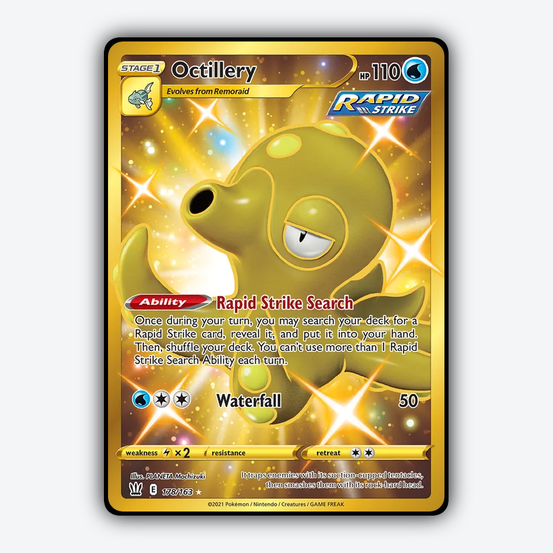Octillery 178/163 - Battle Styles Set - Card Rug