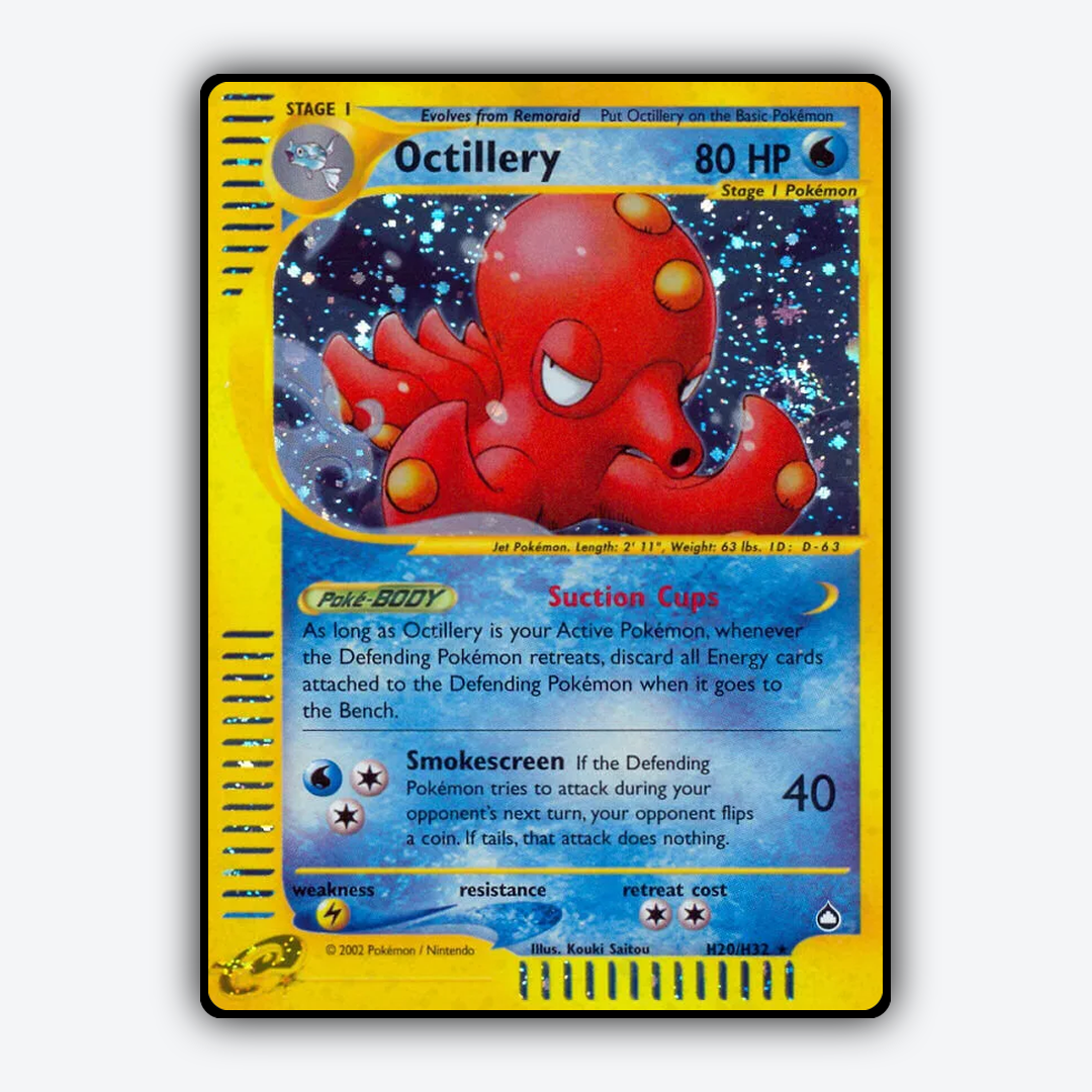 Octillery H020/147 - H020/147 Aquapolis Set - Card Rug