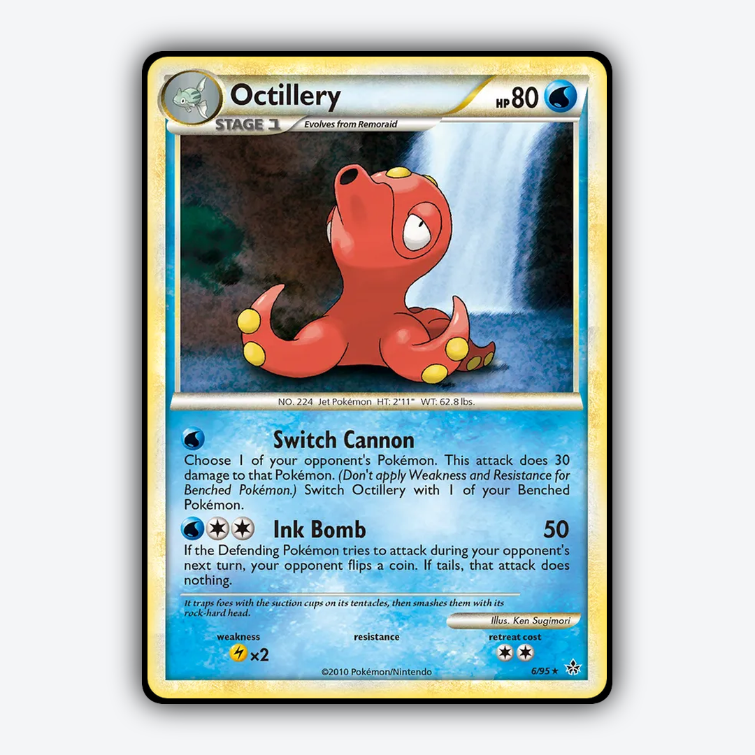 Octillery 006/95 - HS—Unleashed Set - Card Rug