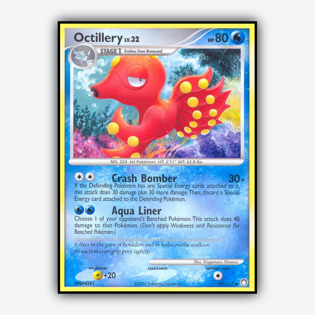 Octillery 057/123 - Mysterious Treasures Set - Card Rug