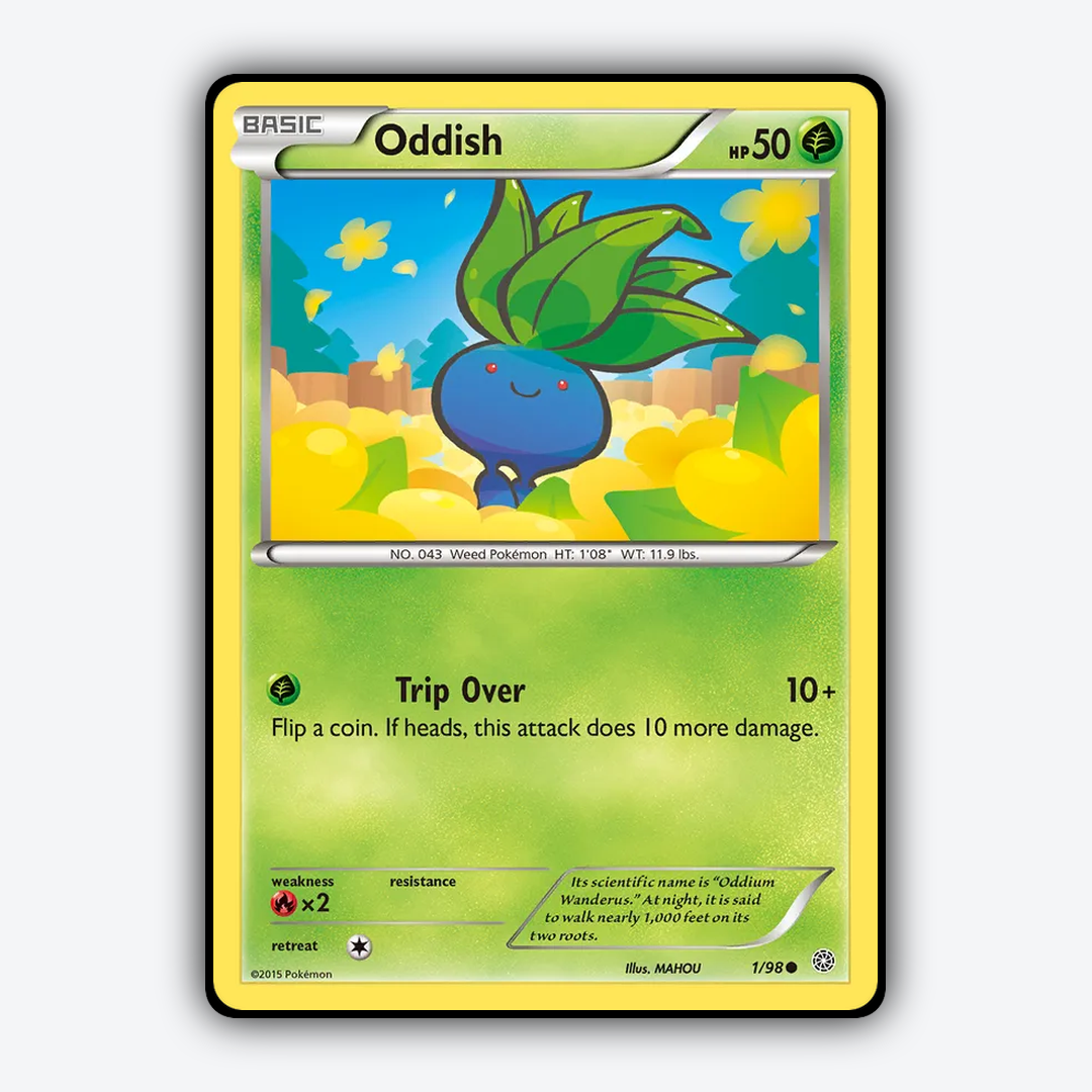 Oddish 001/98 - Ancient Origins Set - Card Rug