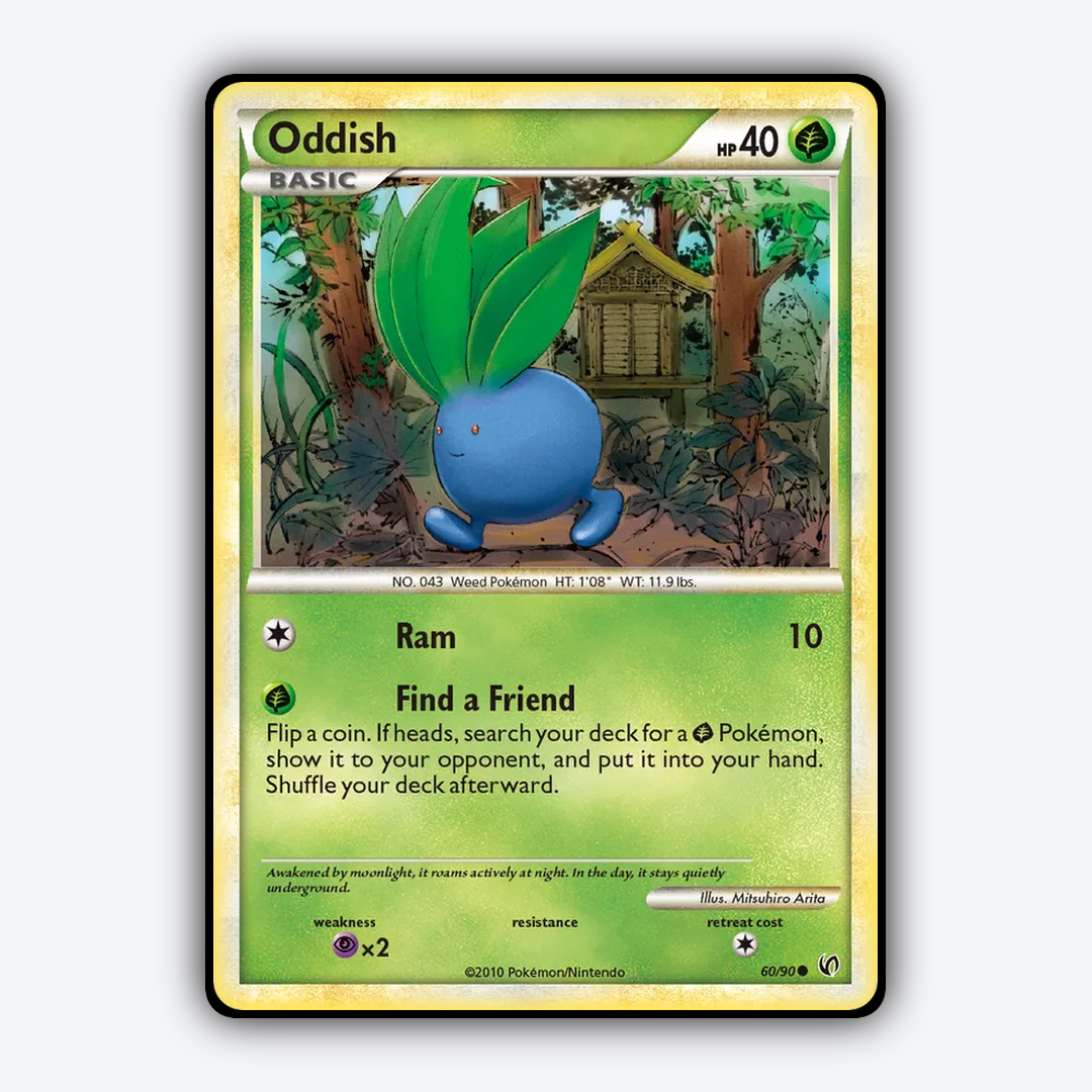 Oddish 060/90 - HS—Undaunted Set - Card Rug