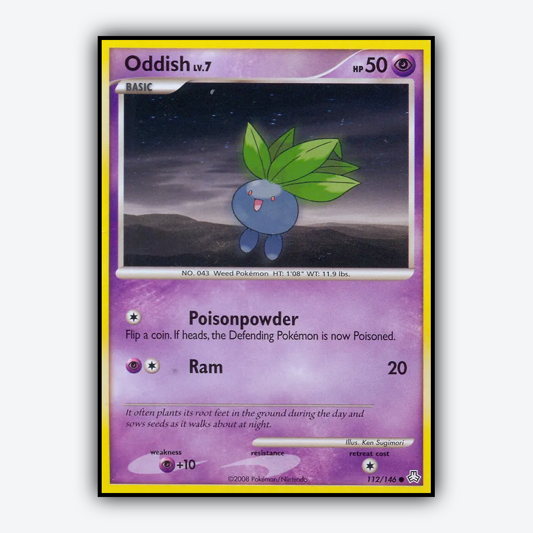 Oddish 112/146 - Legends Awakened Set - Card Rug
