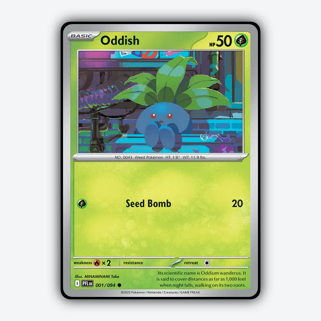 Oddish 001/094 - Phantasmal Flames Set - Card Rug