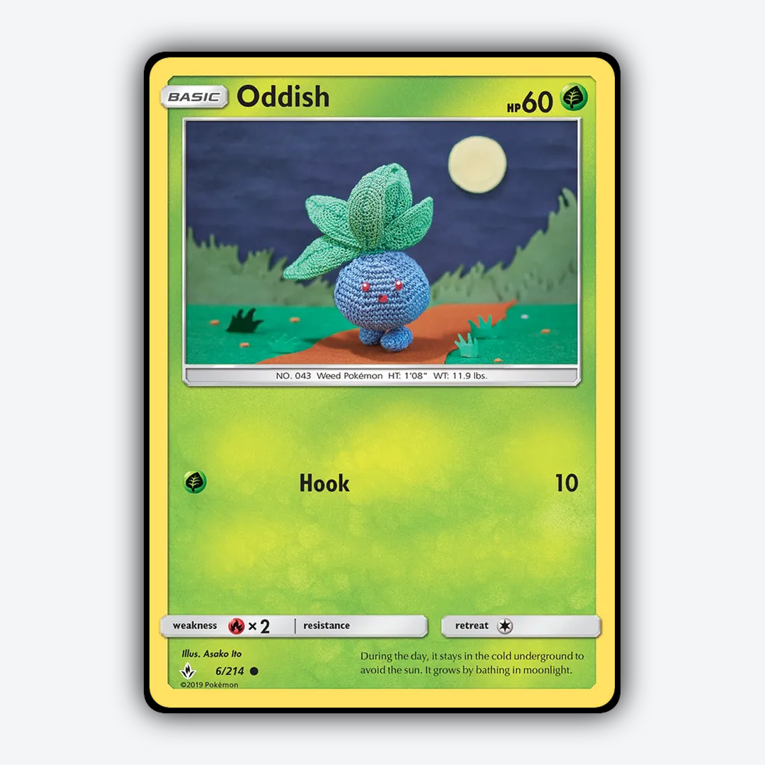 Oddish 006/214 - Unbroken Bonds Set - Card Rug