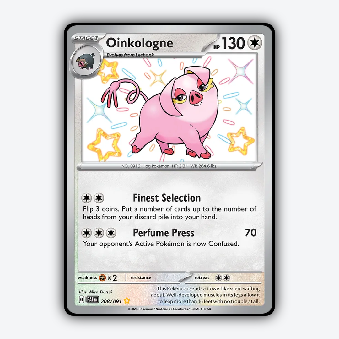Oinkologne #208 - Paldean Fates Set - Card Rug