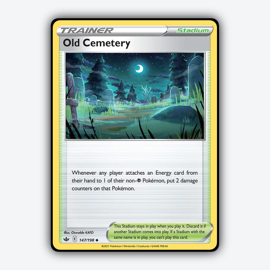 Old Cemetery 147/198 - Chilling Reign Set - Card Rug